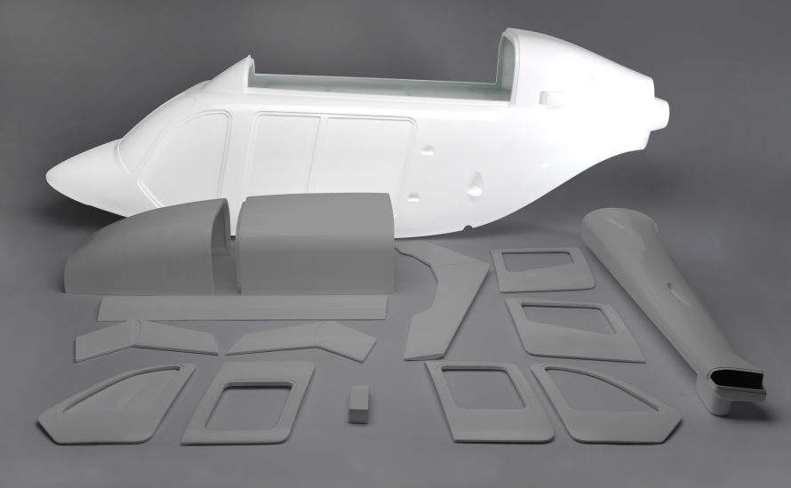 Front fuselage part Bell 429 1:4