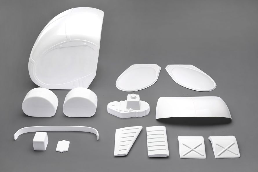 Schweizer 300 C fuselage (14-piece)
