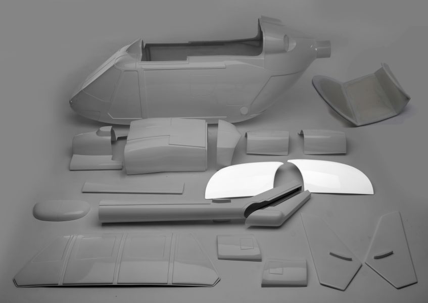 Rear fuselage hatches, BK 117