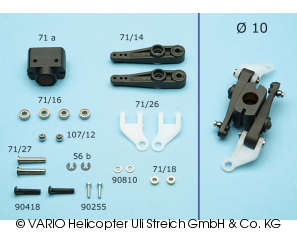Collective pitch compensator 10 mm ∅
