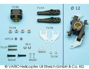 Collective pitch compensator 12 mm
