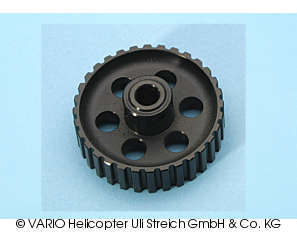 Toothed belt pulley 32-tooth for 8 mm shaft XL