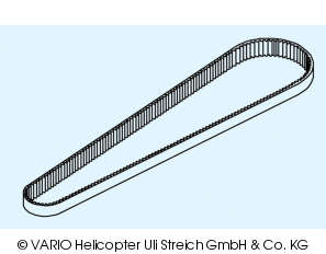 Toothed belt for X-Perience, 3M/606