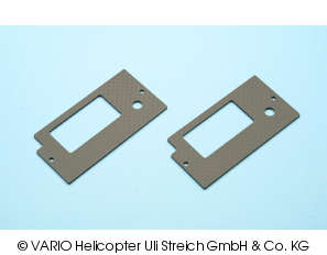 Servo plate CFK for throttle Servo, X-Treme