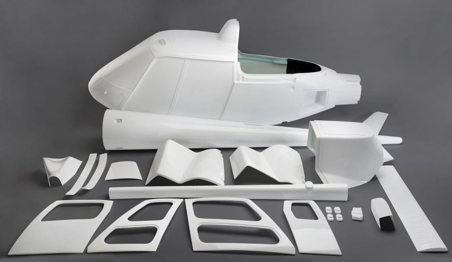 Ecureuil turbine fuselage, 21-piece