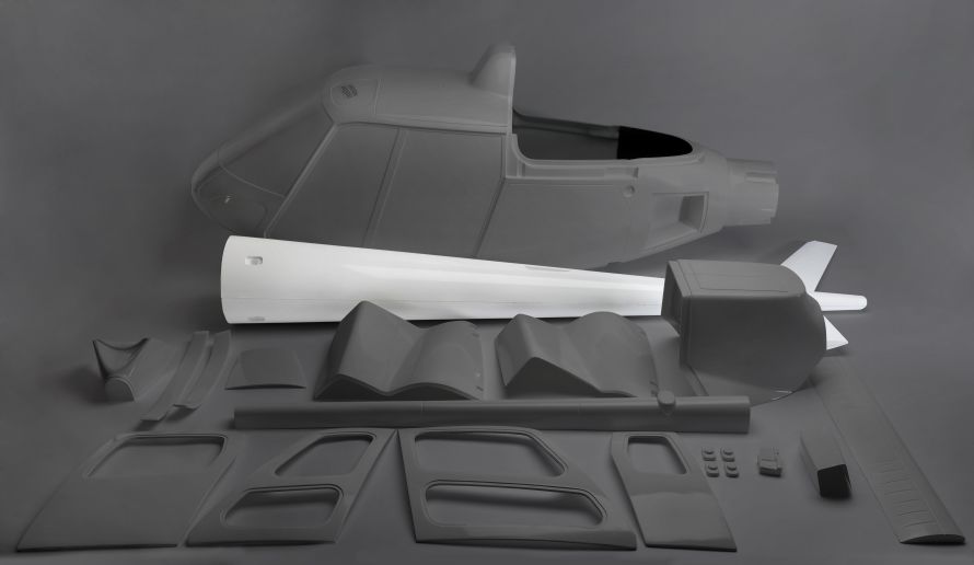Ecureuil 1:4 tail boom