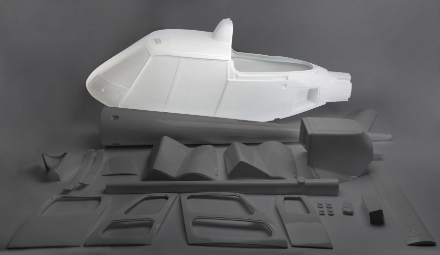 Front fuselage part Ecureuil 1:4