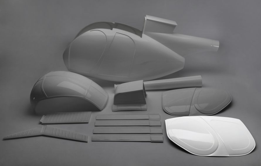 Hughes D/E 1:5 door set, right