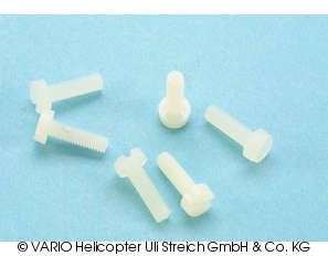 PVC screw M 3 x 10