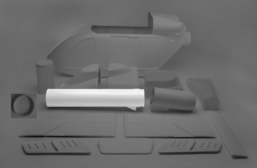 Tail boom for MD 900 Explorer