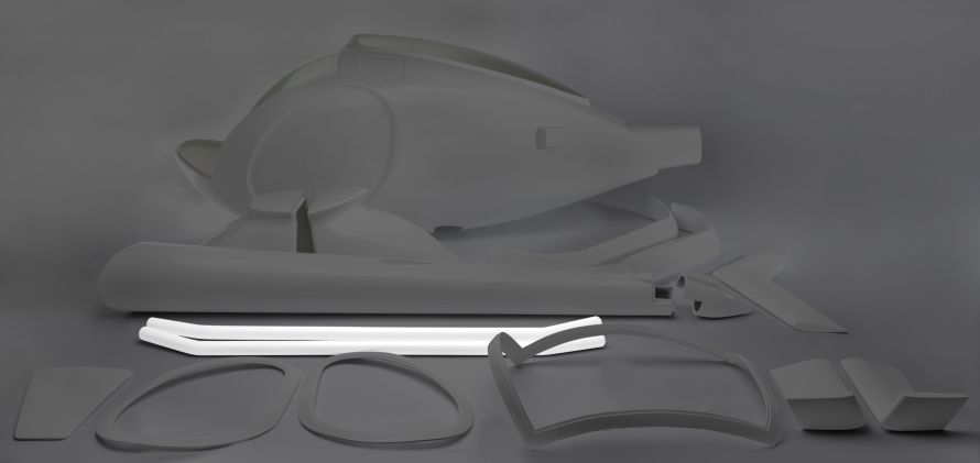 Skid tube Exec, right & left