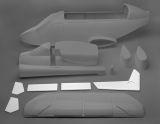 5-piece fiberglass tail unit, Bell 230