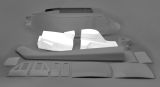 Upper cowlings for Bell 412 Jet (2-piece)