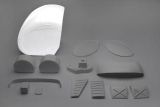 Fiberglass front cabin and lower chin for 300C kit