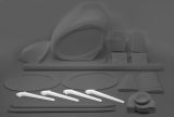Schweizer 300 1:3 skid bracket