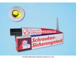 Thread-lock lacquer, yellow, 20 ml
