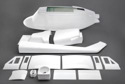 Bell 212 fuselage, 1:6 scale, 15 parts