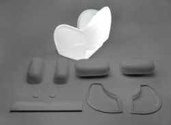 Canopy lower section & accessories Bell 47 1:4
