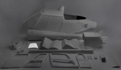Left rear door Ecureuil 1:4