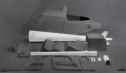Ecureuil turbine tail boom incl. accessories (8-piece)