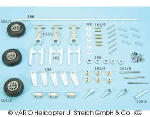 Retractable undercarriage with lowering set