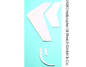 Leitwerk-Set Sky Fox, weiß