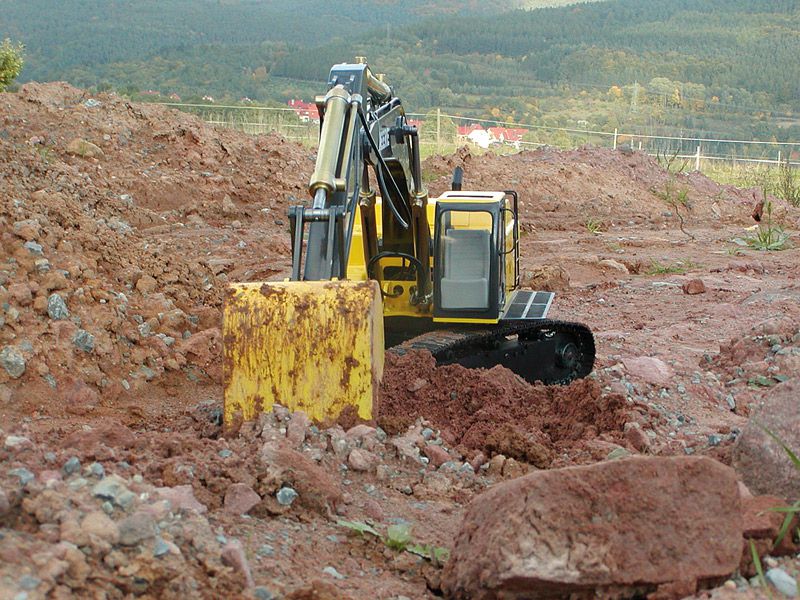 Bagger 1:12, mit Hydraulik, Version John Deere 450D LC