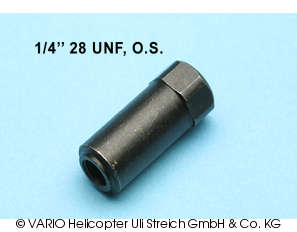 Mutter 1/4 28 UNF, O.S.
