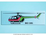Autoaufkleber BO 105 schwarz
