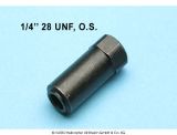 Mutter 1/4 28 UNF, O.S.