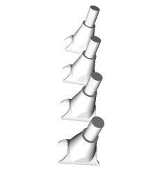 Kufenverbinder x4 1:4