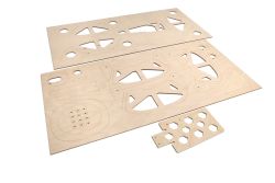 Spantensatz Hughes 500 1:5 Benzin/Elektro