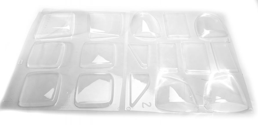 Glazing set UH-1D, Bell 212 & Bell 412
