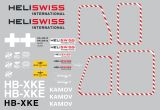 Baby Kamov decal sheet Heliswiss