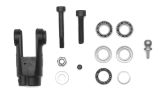 Tail blade holder set, rotor