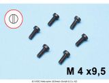 Cheesehead screw M 4 x 9.5