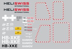 Baby Kamov decal sheet Heliswiss