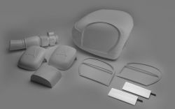 Vertical stabilizers 1.80m Lama