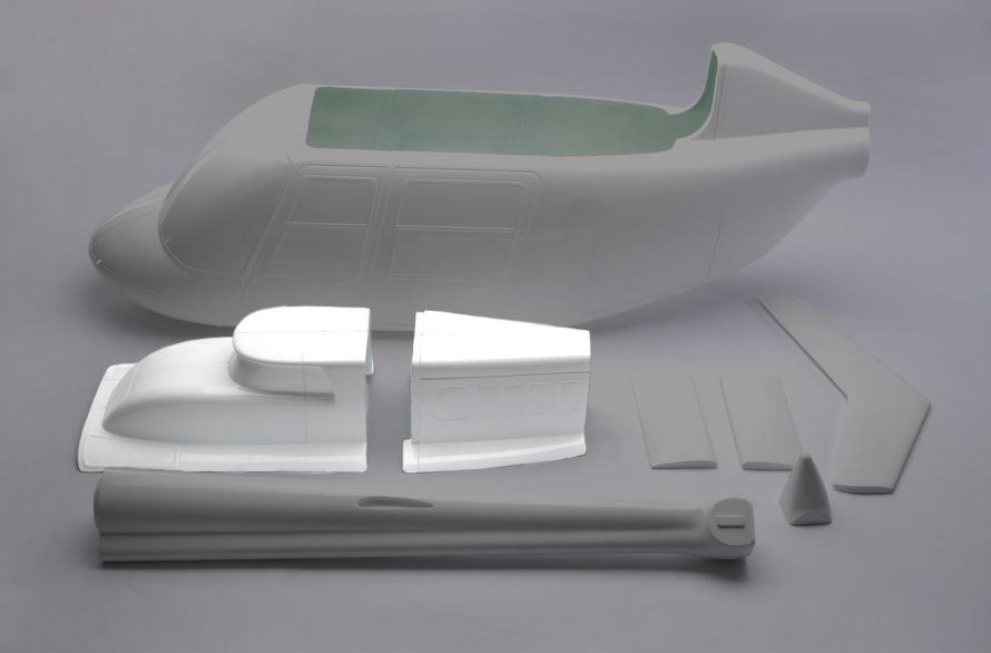 GFK topp cowl, JetRanger