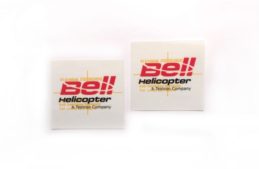 Bell Helicopter Transfersticker