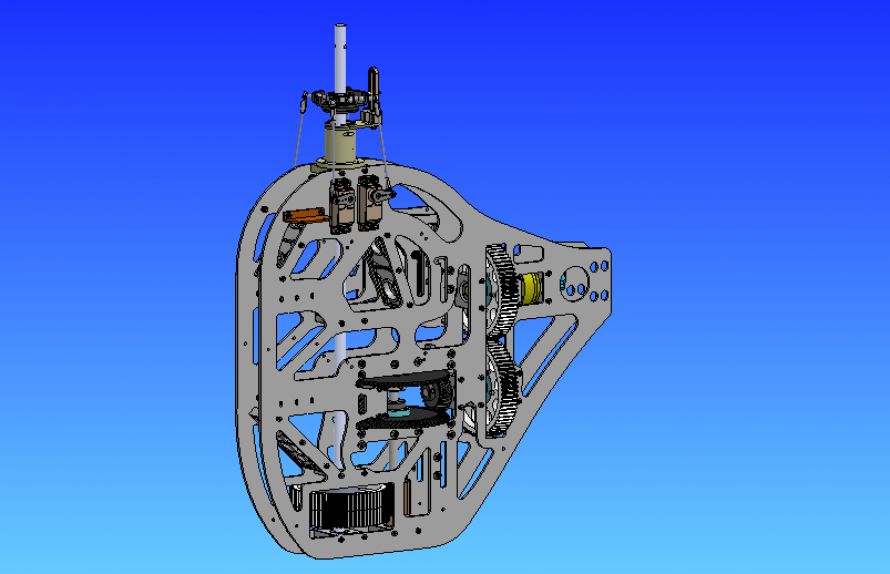 Electric mechanics for EC 135