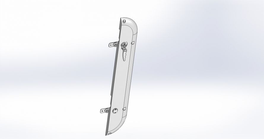 Rear door lock 1:6
