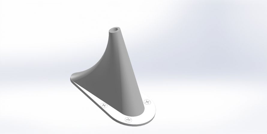 Antennenfuß Mitte oben 1:6