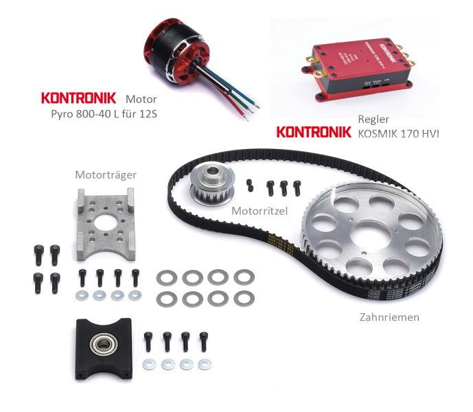 Electric motor set for H145 T2
