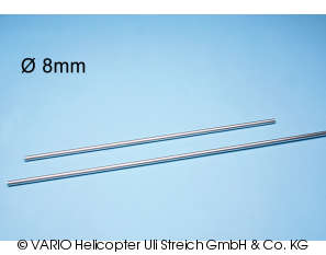 Edelstahlantrieb Ø 8mm 2-teilig für Jet Ranger