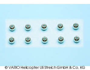 Balls chrome-plated 2.5 x 5.5 mm