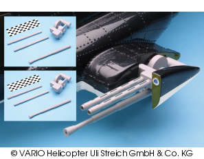 AIRWOLF MG-Attrappen