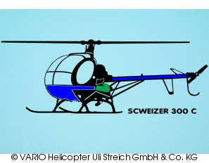 Car sticker Schweizer 300 C black