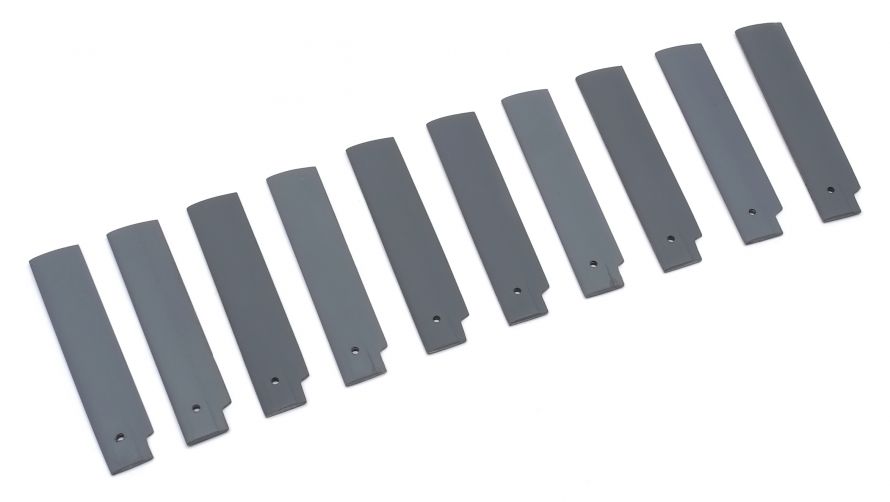 Fenestron 10-blade set, CFRP