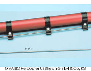 Støtstang 2.0 x 1000 mm stål
